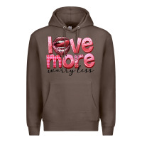 Coffee Love more worry less Premium Hoodie - FaDigitalArtStudio