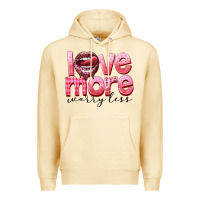 Pina Colada Love more worry less Premium Hoodie - FaDigitalArtStudio