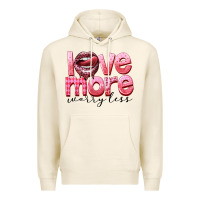 Tofu Love more worry less Premium Hoodie - FaDigitalArtStudio