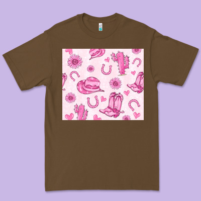 Cowgirl Valentine's Day Premium Tee Designed By Maliassmallbusiness