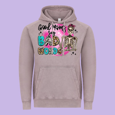 Good Moms Say Bad Words Vintage Hoodie Designed By Artiststas