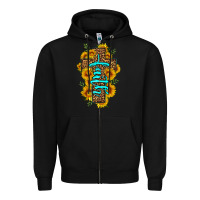 Black faith sunflower leopard cross olivia Zipper Hoodie - OliviaCreatesArt