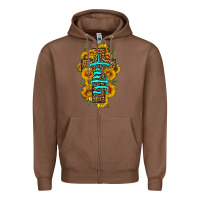 Chestnut faith sunflower leopard cross olivia Zipper Hoodie - OliviaCreatesArt