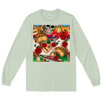 Matcha mexican  seamless pattern Long Sleeve Tee - texasbilliewilder