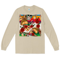 Mushroom mexican  seamless pattern Long Sleeve Tee - texasbilliewilder