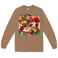 Toasted Coconut mexican  seamless pattern Long Sleeve Tee - texasbilliewilder