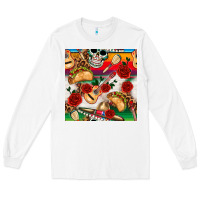 White mexican  seamless pattern Long Sleeve Tee - texasbilliewilder