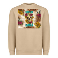 Mushroom badass mama with flowers Heavyweight Sweatshirt - TumblerDesignByShophia