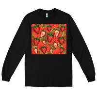 Black strawberries Long Sleeve Tee - Jasminsmagicworld