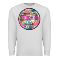 Dove Grey teacher life earrings Premium Sweatshirt - BundleAndBundleShop