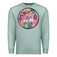 Seafoam teacher life earrings Premium Sweatshirt - BundleAndBundleShop