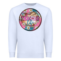 White teacher life earrings Premium Sweatshirt - BundleAndBundleShop