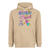 Mushroom birthday girl 4 Heavyweight Hoodie - BundleAndBundleShop