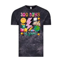 Cloud Black 100 days of school Vintage Tee - Artiststas