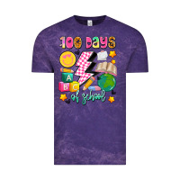 Cloud Purple 100 days of school Vintage Tee - Artiststas