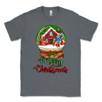 Charcoal Heather Merry Christmas Classic Tee - LillyAllenDesigns