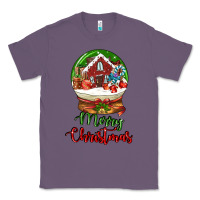 Lavender Merry Christmas Classic Tee - LillyAllenDesigns