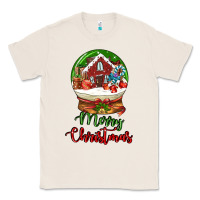 Natural Merry Christmas Classic Tee - LillyAllenDesigns