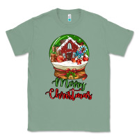 Sage Merry Christmas Classic Tee - LillyAllenDesigns