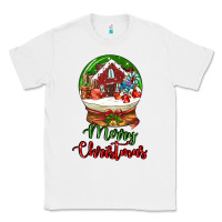 White Merry Christmas Classic Tee - LillyAllenDesigns