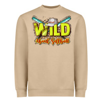 Mushroom Wild about Softball Heavyweight Sweatshirt - HowdyJamesFarm