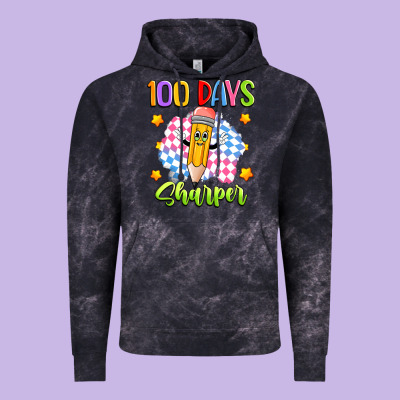 100 Days Sharper Vintage Hoodie Designed By Artiststas