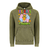 Vintage Olive 100 days sharper Vintage Hoodie - Artiststas