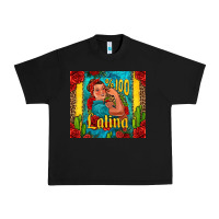 Black hundred percent latina strong woman Urban Heavy Tee - Jasminsmagicworld