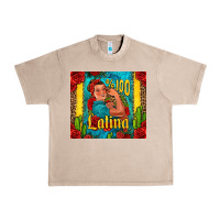 French Oak hundred percent latina strong woman Urban Heavy Tee - Jasminsmagicworld
