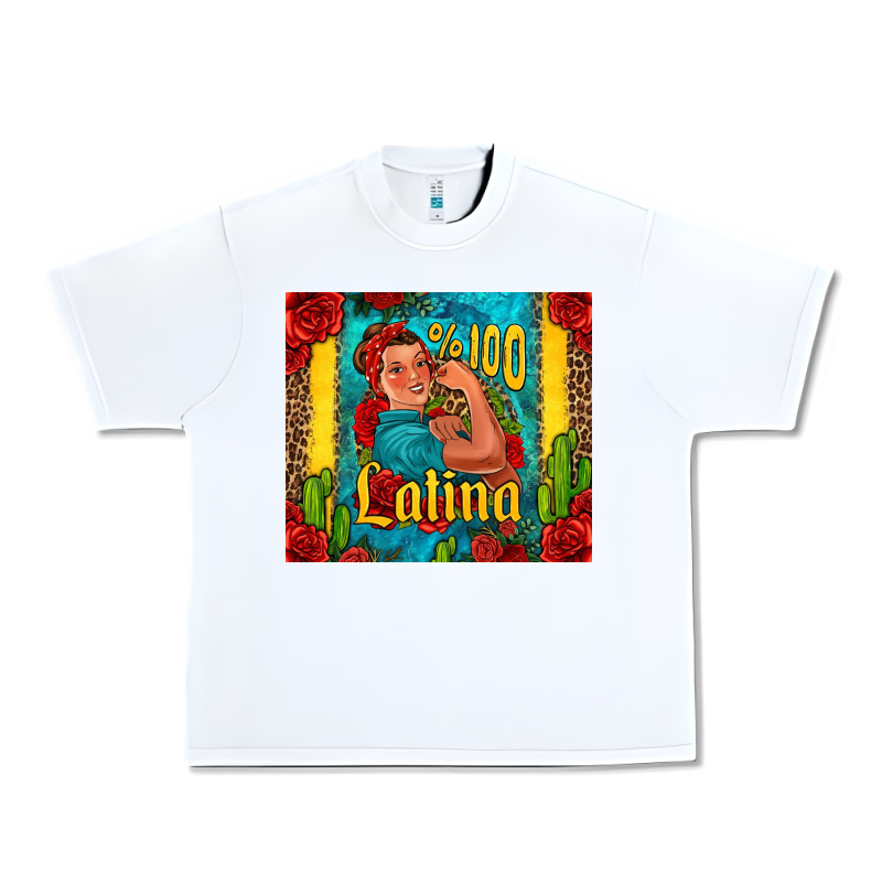 Hundred Percent Latina Strong Woman Urban Heavy Tee by Jasminsmagicworld | Teevron