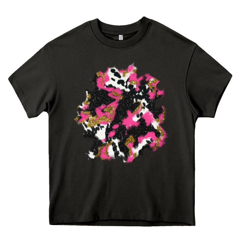 Valentine's Day Cow Patches Heavy Core Tee by AdoDesignShop | Teevron