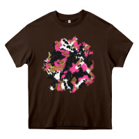 Chocolate Brown valentine's day cow patches Heavy Core Tee - AdoDesignShop