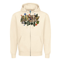 Sandshell army mom Zipper Hoodie - FaDigitalArtStudio