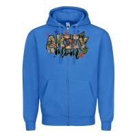 True Royal army mom Zipper Hoodie - FaDigitalArtStudio