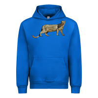 Cobalt Jaguarundi Urban Hoodie - LillyAllenDesigns