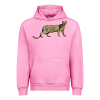 Fuchsia Pink Jaguarundi Urban Hoodie - LillyAllenDesigns