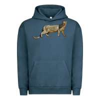 Pigment Midnight Navy Jaguarundi Urban Hoodie - LillyAllenDesigns