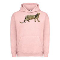 Pigment Salmon Jaguarundi Urban Hoodie - LillyAllenDesigns