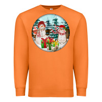 Carrot Christmas snowman Premium Sweatshirt - FaDigitalArtStudio