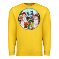 Lemon Christmas snowman Premium Sweatshirt - FaDigitalArtStudio