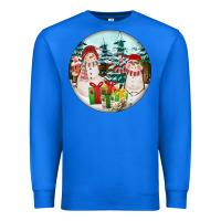 True Royal Christmas snowman Premium Sweatshirt - FaDigitalArtStudio
