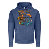 Vintage Denim pray on it pray over it pray through it Vintage Hoodie - Artiststas