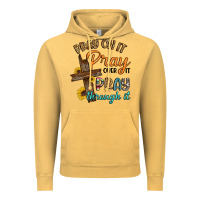Vintage Mustard pray on it pray over it pray through it Vintage Hoodie - Artiststas