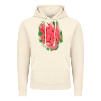 Vintage Artic watermelon glitter watercolor brushstrokes patch Vintage Hoodie - RanaPortraitStore