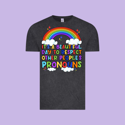 It's A Beautiful Day To Respect Other People's Pro Vintage Tee Designed By Artiststas