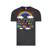 Vintage Black it's a beautiful day to respect other people's pro Vintage Tee - Artiststas