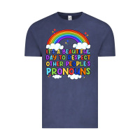 Vintage Denim it's a beautiful day to respect other people's pro Vintage Tee - Artiststas