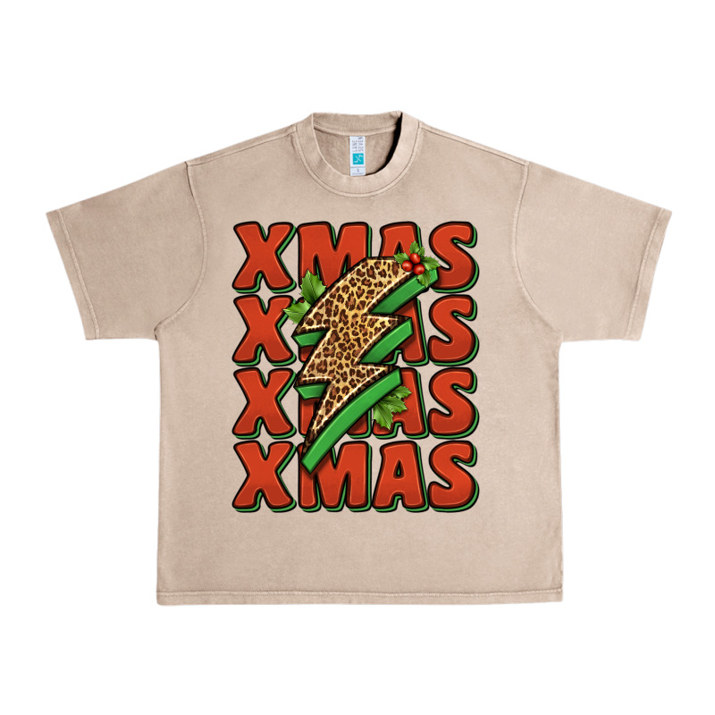 Xmas Lightning Bolt Urban Heavy Tee by Jasminsmagicworld | Teevron