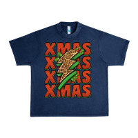 Navy xmas lightning bolt Urban Heavy Tee - Jasminsmagicworld