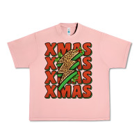 Salmon xmas lightning bolt Urban Heavy Tee - Jasminsmagicworld